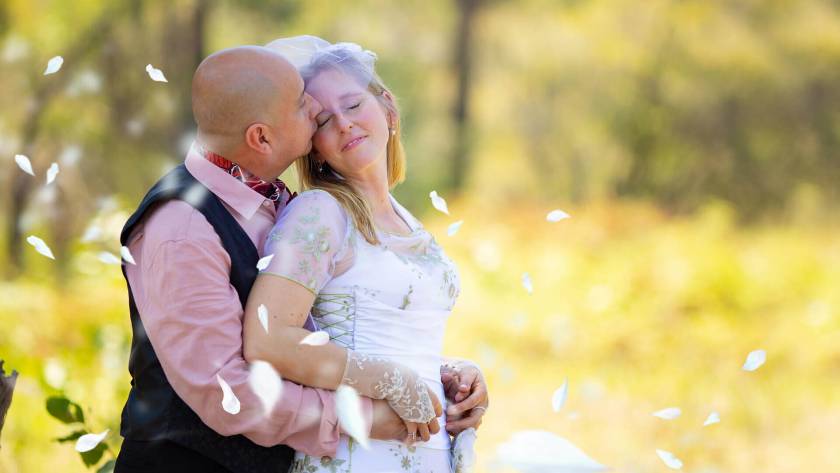 Birte & Davyd Bush Wedding