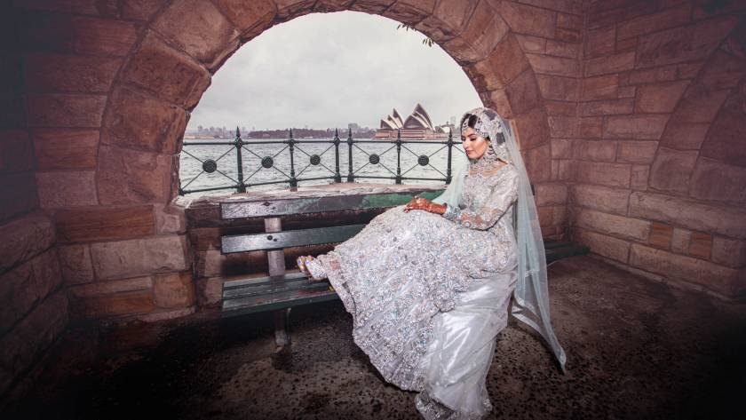 Muslim bride at Milson Pint