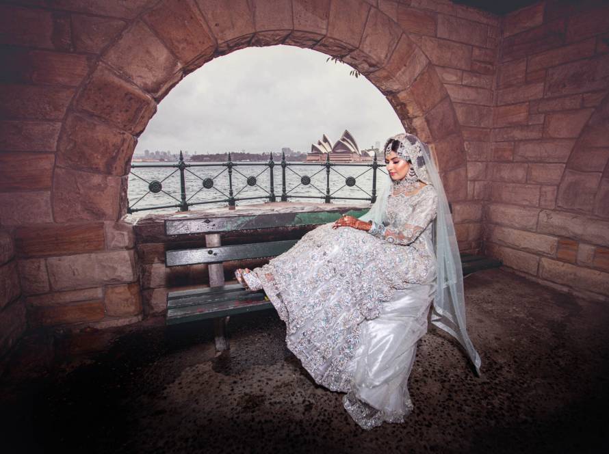 Muslim bride at Milson Pint