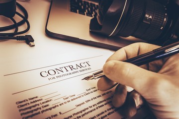 wedding photography contract