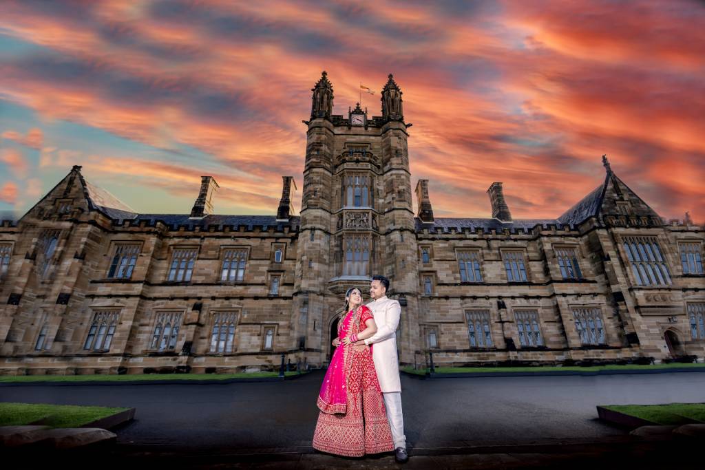 Sydney university pre wedding