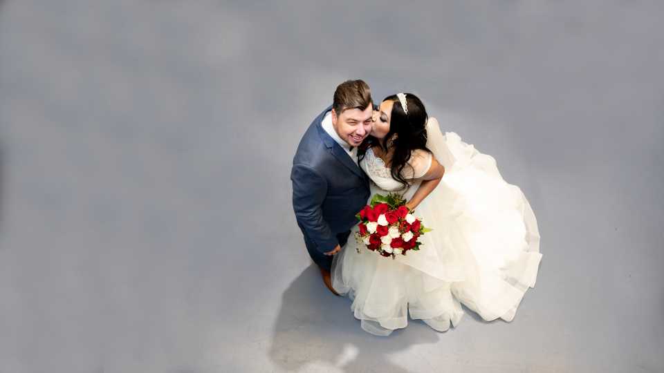drone wedding photographer at Riss Productions