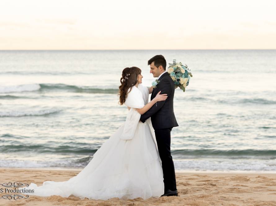 beach wedding photography Riss Productions