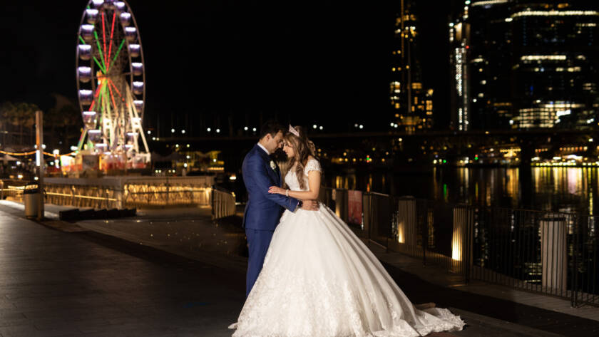 dark & moody wedding photography