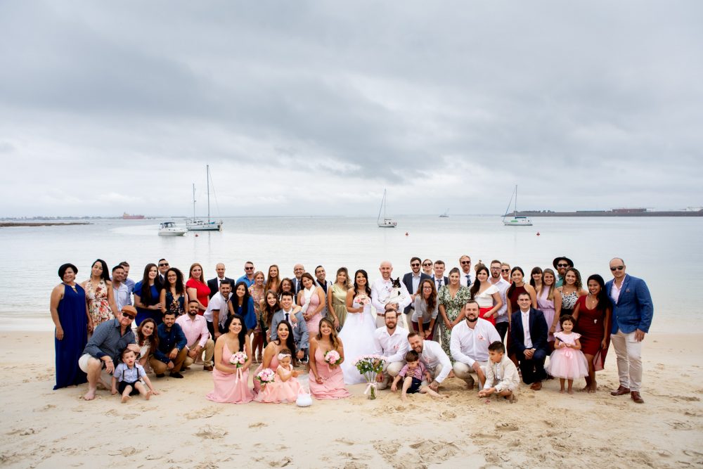 Aerial wedding photography