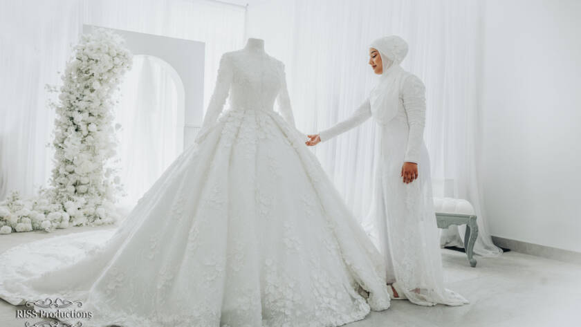 Breathtaking Lebanese Wedding Dress