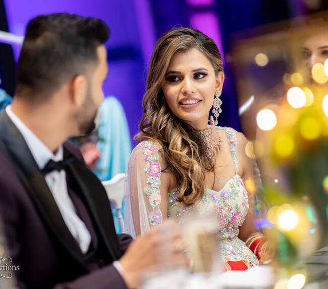 Emotional Eyeing couple poses