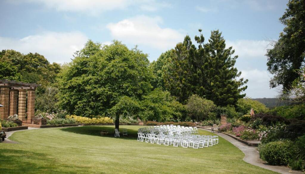 Paradise Botanical Gardens - central coast wedding venues