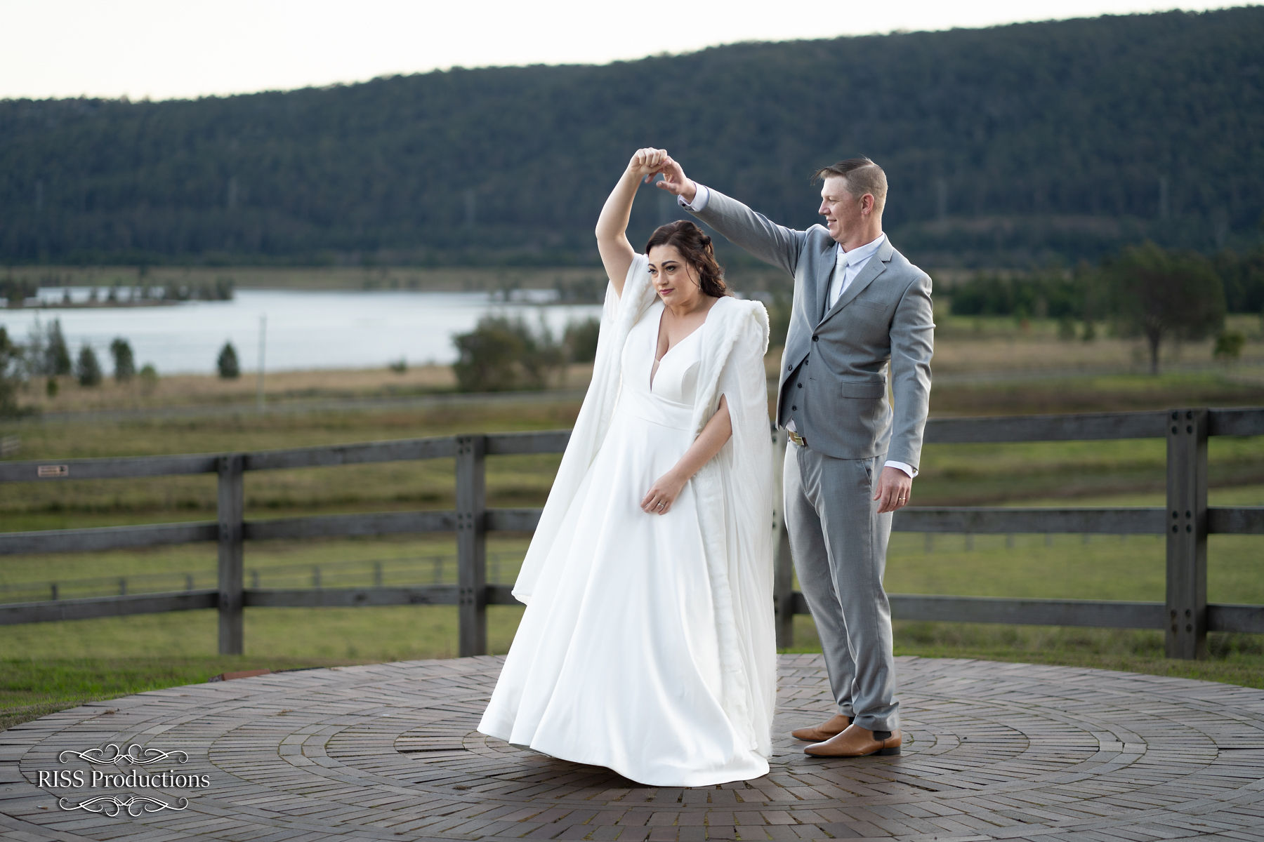Snapping the Couple in a Beautiful Landscape