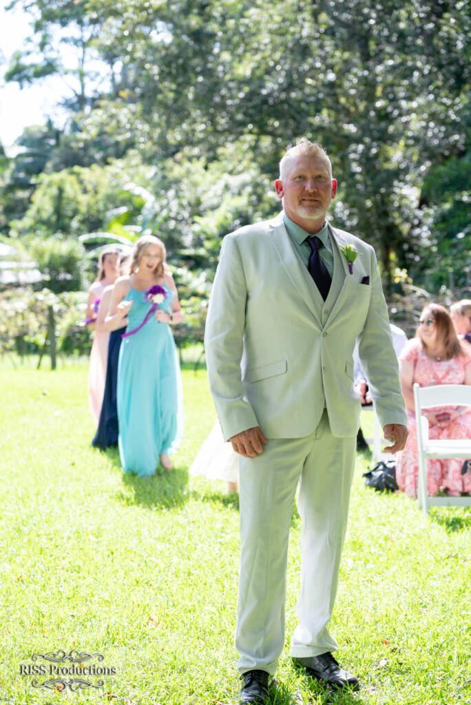 off white wedding suit for groom