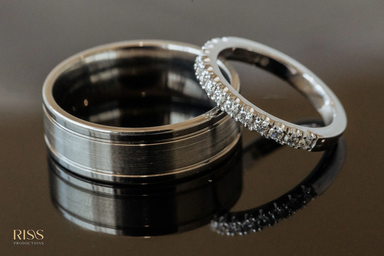 Wedding rings detail shot from a Wollongong wedding